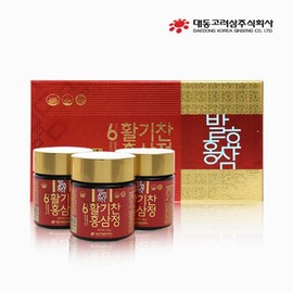 (본사직영) 6년근 발효홍삼 농축액 함유 활기찬 홍삼정(100g x 3병) 건강기능식품 면역력 기억력 피로개선 (Direct from the Manufacturer) 6-Year-Old Fermented Red Ginseng Extract Vital Ginseng Essence (100g x 3 Bottles) Health Functional Food for Immune System, Memory, Fatigue Improvement