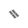 Alphacool 24752 Eiskamm X6-3mm black - 4 pcs Modding Eiskamm