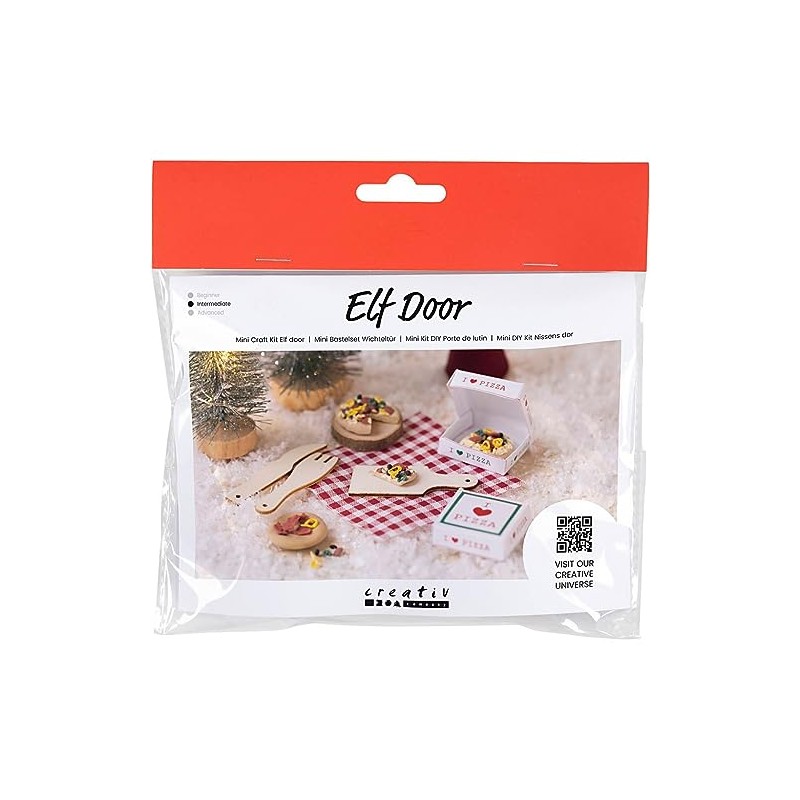 Pizza Mini Creative Set for Secret Santa Door