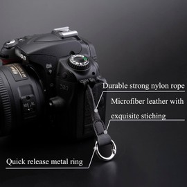 VKO Camera Strap Quick Release QD Loops Connector for DSLR SLR Mirrorless Cameras Neck Shoulder Strap Binoculars Adapter Connect Connection Links(Big)