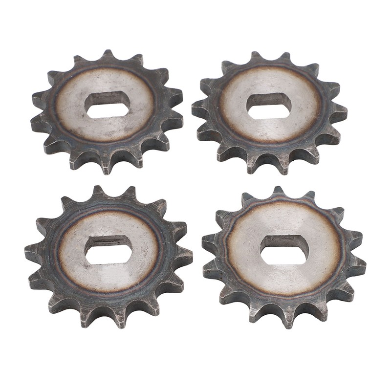 4Pcs 428 14T Chain Sprocket 12x17mm H Hole Steel Electric