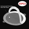25 Pack Disposable Shower Drain Hair Catcher Mesh Stickers, Clog-Proof