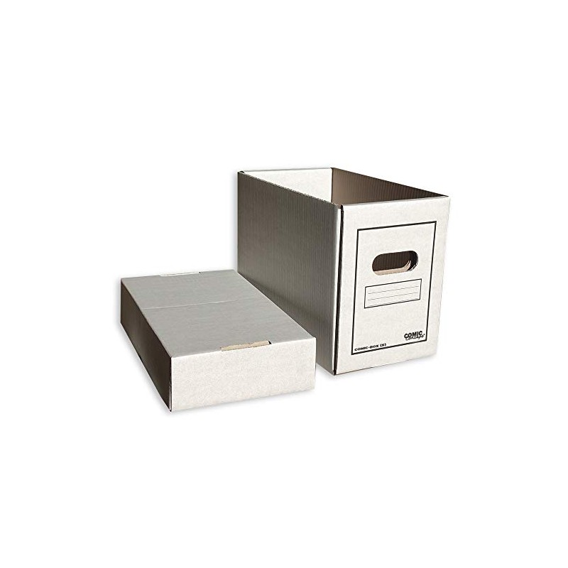 Comic Concept 6 x Comic Box (Short) with Lid Stackable