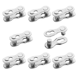8 Pairs Bike Chain Links, Durable Bicycle Missing Link, Quick Release Bike Chain Connectors Accessories for 6/7/8 Speed Bicycle Chain of Road Mountain Bicycles