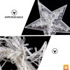 Maíz Serie Cortina Guirnalda Cascada Luces Led Estrellas 2.8m