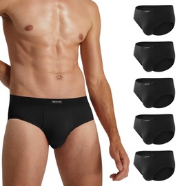 5Mayi Mens Low Rise Briefs No Fly Mens Modal Underwear Briefs for Men Pack