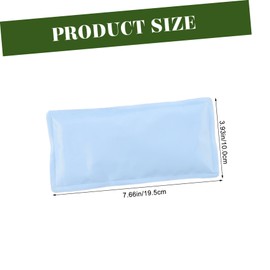 ORFOFE Long Rectangle Fabric Surface Pvc Nursing Ice Pack Hot Cold Therapy Bag Reusable Cooling Pack