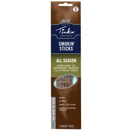 TINK'S All-Season Smokin' Stick Deer Scent Kit (6 Pack) - Synthetic Smoke Sticks - TINK'S Deer Scents and Attractants