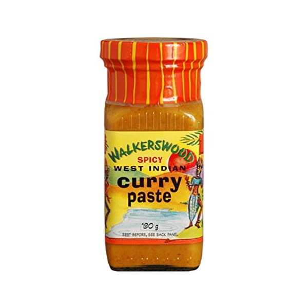 Walkerswood Spicy West Indian Curry Paste (Single Bottle 6.7oz) Product of Jamaica