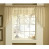 Stylemaster Elegance Sheer Voile, 56" X 38" | Swag, Chocolate