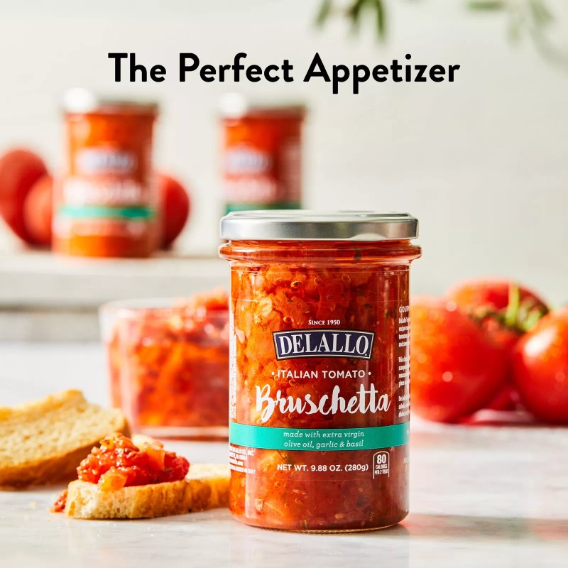 Delallo Bruschetta Italian Tomato 9.88 oz