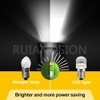 Ruiandsion 4pcs E10 LED Bulb 3V 0.15W 5050 1SMD White