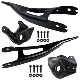 iiLentes 521-939 521-940 523-018 523-020 Front Driver Passenger Side Radius Control Arm and Radius Arm Bracket For 1987-1996 Ford F150 Bronco 4WD
