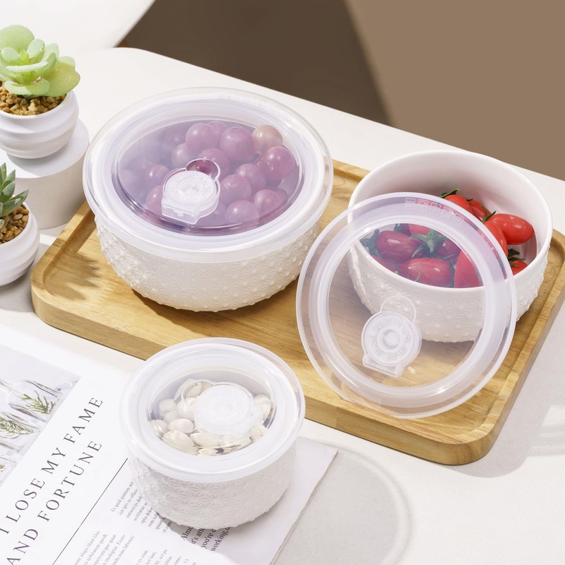 Mosuji 10 oz Set of 4 Oven-Safe Porcelain Ramekins with