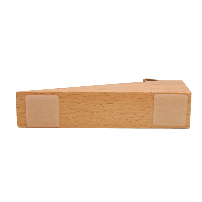 6pcs Door Stopper Wedge Polished Glossy Compact Wooden Firefighter Door