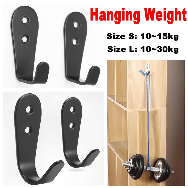 TOOLSTAR Stainless Steel Heavy Duty Hook, Outdoor Wall Mounted Hanger