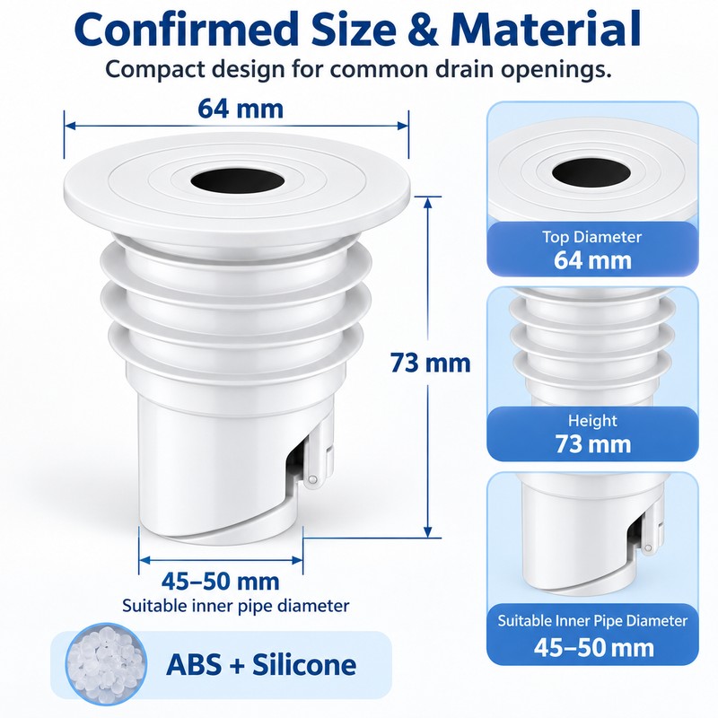Drain Pipe Seal Ring for Sink & Washing Machine –