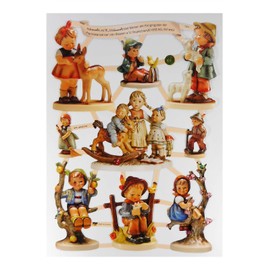 Glanzbilder EF 7504 Bumblebee Figurine Deer Swing Pose Pictures Scrapbook Decoration GWI 600