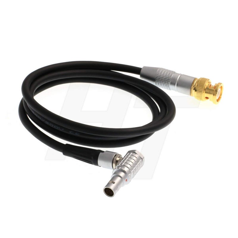 Timecode BNC to Right Angle 5 Pin Zoom F8 Lokit