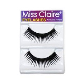 Miss Claire Eyelashes R1, Black, 1 Count, Black,