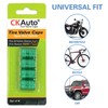 CKAuto 4 Pcs Aluminum Tire Valve Stem Caps with N2