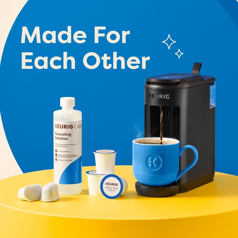 Keurig 3-Month Brewer Maintenance Kit Includes Descaling Solution, Water Filter