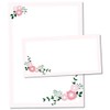 TYSK Design Writing Paper Modern Flowers (Design Selectable), 50 Sheets