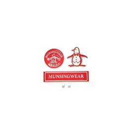 Muningwear MG5SAZ60L Golf Clip-Type 2 Markers Penguin Cute Round, RD00 (Red), Free size