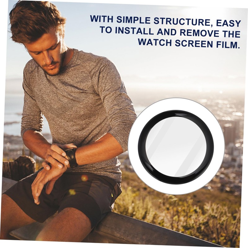 DOITOOL 3pcs Watch Screen Protective Film Full Coverage Tempered Film