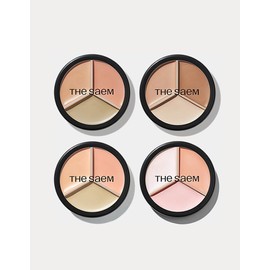 The Saem [더샘] 커버 퍼펙션 트리플 팟 컨실러 4종 (택1) [The Saem] Cover Perfection Triple Pot Concealer 4 types (Choose 1)