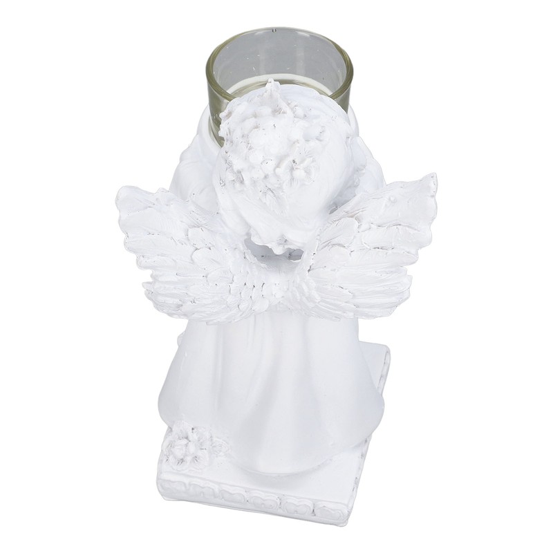 Angel Candle Holder Retro Cute Romantic Decorative Figurine Tealight Holder