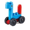 Hape Polym Cars 'n Creatures Building Blocks (6 Piece), Multicolor