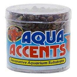 Zoo Med Laboratories AZMBA1 Dark River Pebbles, 1/2-Pound