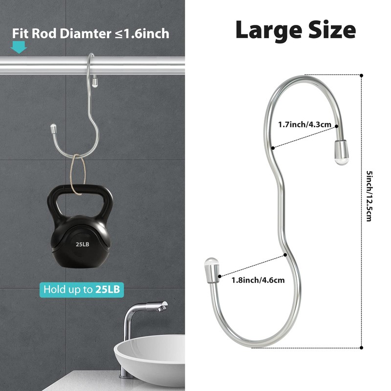 Myfolrena Handbag Hangers Bag Hooks Closet 12 Pack Handbag Hanger