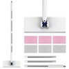 Snap Grip Mini Mop with 6 Washable Pads, Dust Mop