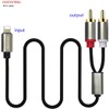 DUOYUTING RCA Audio Cable, iOS Phone to 2 Male RCA