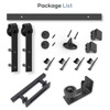 EaseLife 4 FT Sliding Barn Door Track and Handle Hardware