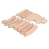 Wooden Train Track Set for Toddlers Assembly Kit Building Toys