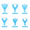 JMU Dental Impression Tray, Perforated Disposable Trays, 8 Quadrant UR/LL,