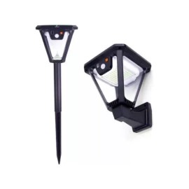 EG Lampara Farol Solar Automática  100 Led  Luz Lluvia 4pck