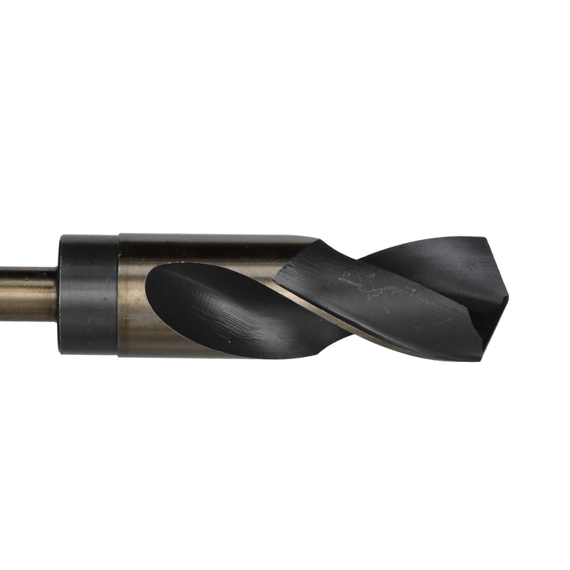 Drill America 1-1/4" Reduced Shank High Speed Steel Black &