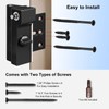 MOSECYOU Door Reinforcement Lock with Key, Ultra Heavy Duty Version,