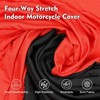 CEMOFE Indoor Car Cover, Universal Stretch Satin Windproof Dust Protection