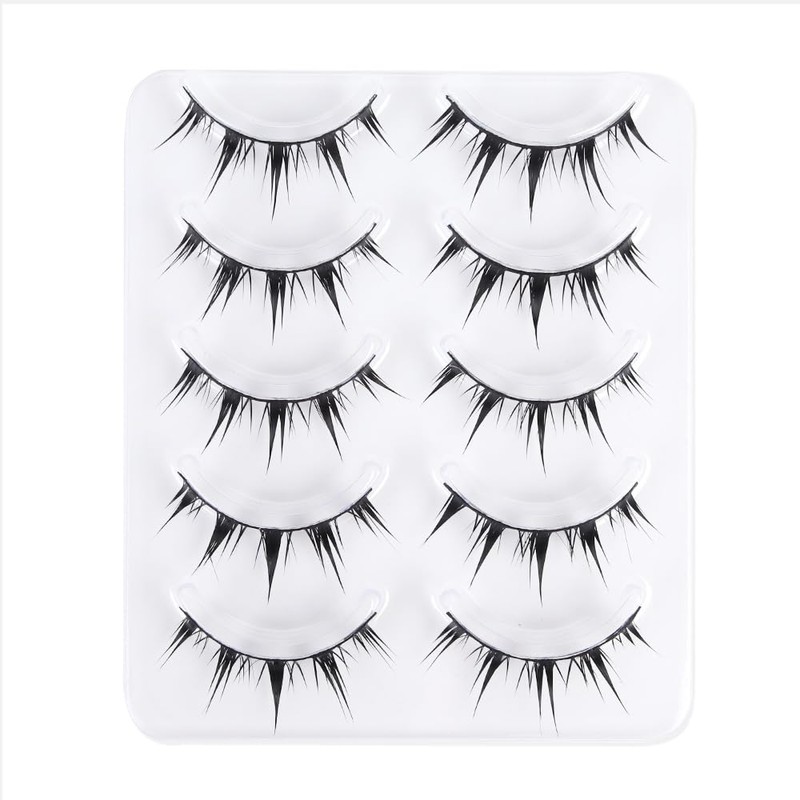 False Eyelashes, Natural Popular Upper Eyelashes, Short, Thick, Popular Black,