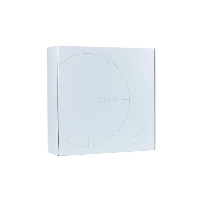 ONZENO Design Wall Clock 'The Acqua.' without Ticking Noises