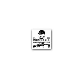 A3565 American Sniper Sticker 7 x 7 cm