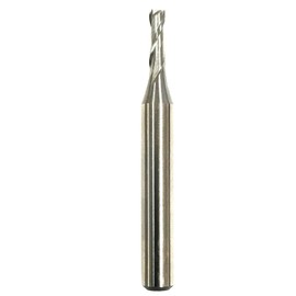 PROXXON No. 27613 End Mill, 0.1 inch (3 mm), Blade Length: 0.2 inches (6 mm), Shaft Diameter 0.24 inches (6.0 mm)