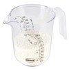 wenco Premium Plastic Measuring Jug, 1 Litre Capacity, Scale for