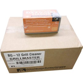 Grillmaster | BQ-12 | BBQ Cleaner Pumice Stone | Case of 12 | GrillBrick for Grill Cleaning | Medium Size | 5.75x2.75x2.75 inches (12)