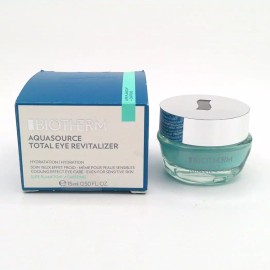 Biotherm Aquasource Total Eye Revitalizer Sensitive Skin 0.5oz /15ml *NEW IN BOX
